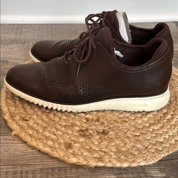 Cole Haan Men’s ZeroGrand Wingtip Oxford – Brown – Size 11.5 – Style C23834 - Picture 2 of 9